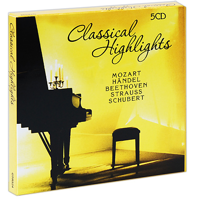 Classical Highlights (5 CD) Формат: 5 Audio CD (Картонная коробка) Дистрибьюторы: Weton, Gala Records Европейский Союз Лицензионные товары Характеристики аудионосителей 2009 г Сборник: Импортное издание инфо 489l.